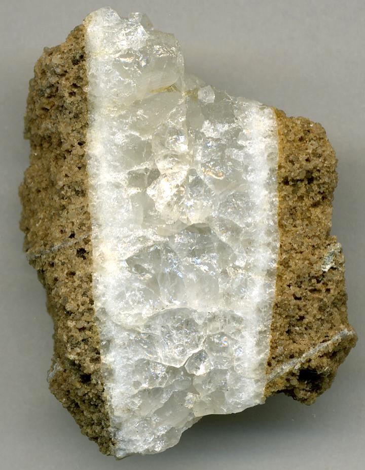 Quartz vein in sandstone (Coleman Quartz Mine, Arkansas, USA) 3 a