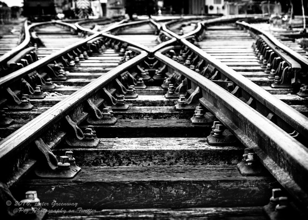 Railway Shunting Yard Tracks Railway tracks in the shuntin… Flickr