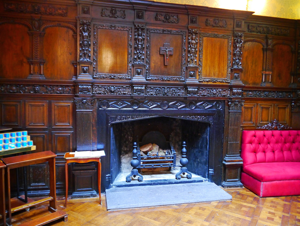 Kylemore, Co. Galway Ireland Fireplace in Saloon Hall … Flickr