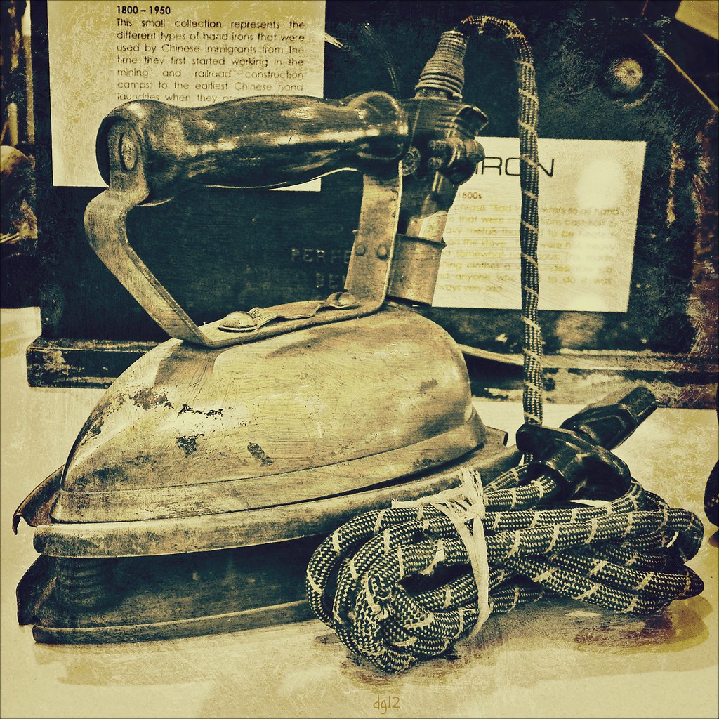 The Old Iron A Chinese laundry is a rare sight today in Sa… Flickr