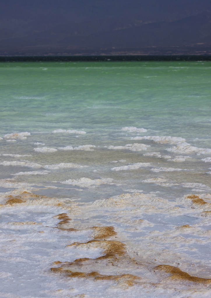 Lake Assal Crater Lake With Its Salt Pans, Afar Depression… Flickr