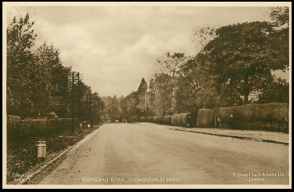 Garstang Road, Broughton (Lancs). Sepia postcard by Raphae… Flickr