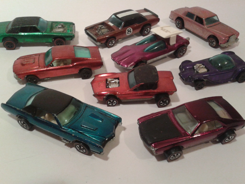 Hot Wheels early 'RedLine' cars These early 'redliners' … Flickr