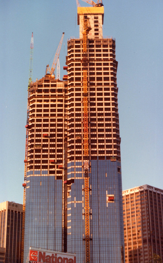 Rialto Towers under construction. Rialto Towers (under con… Flickr