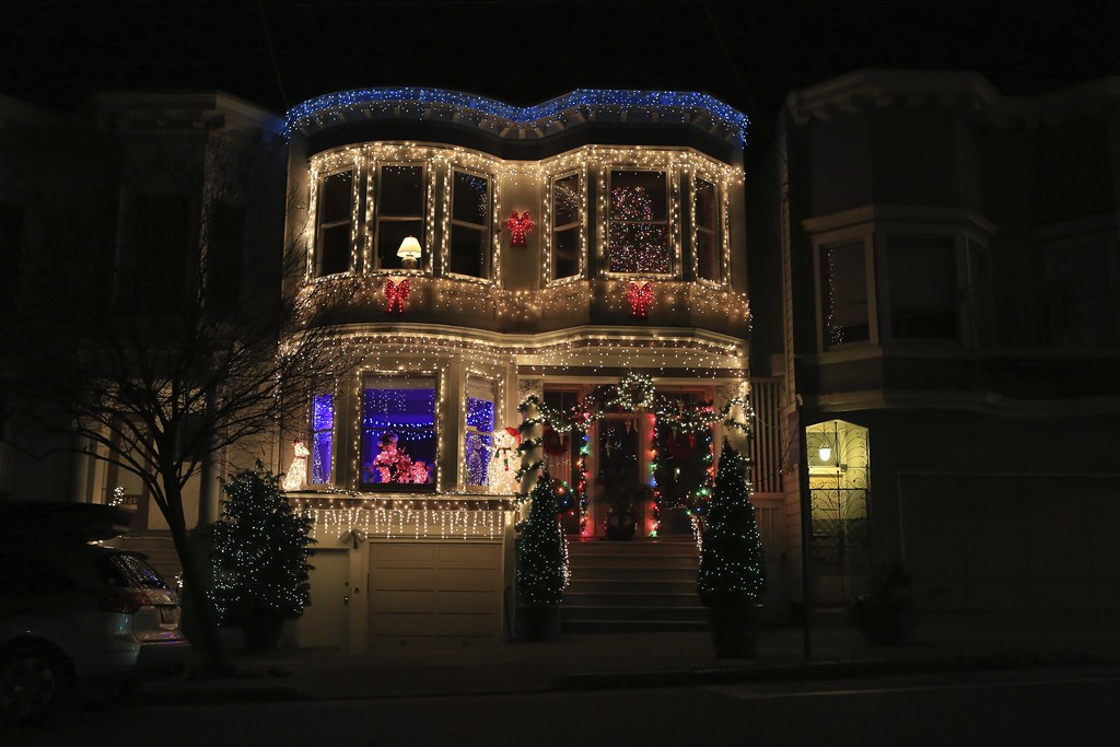 Christmas In Sf 2023 Christmas in SF Christmas lights, Hayes St., San Francisco… Flickr