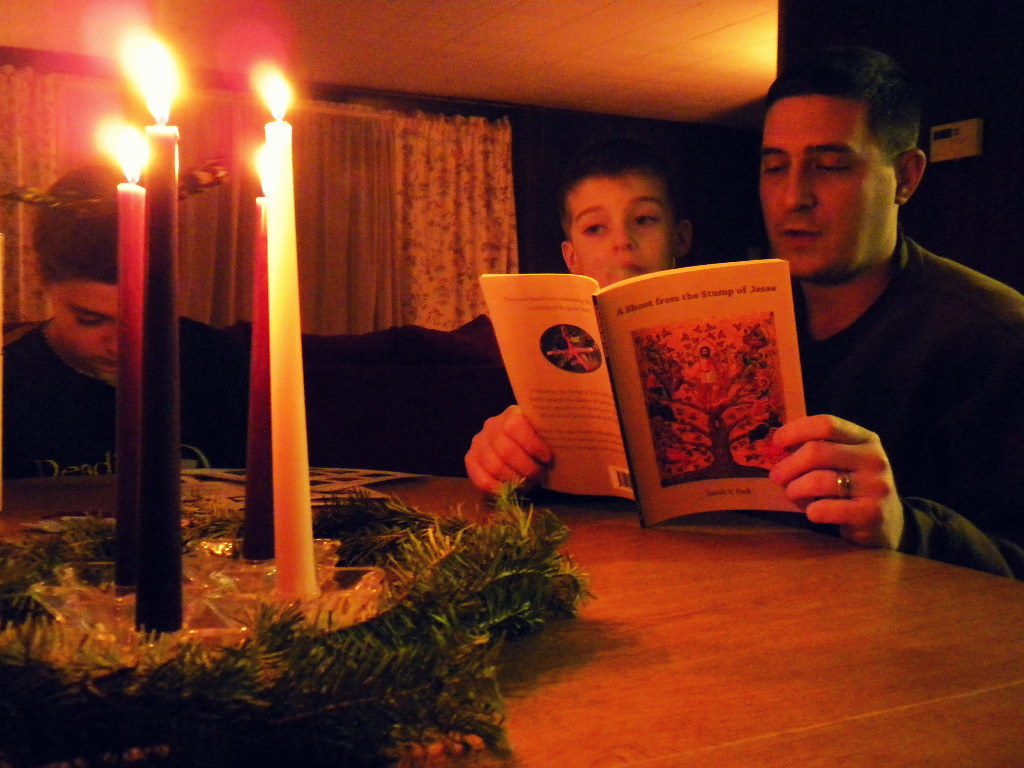 4 candles lit! dweej Flickr