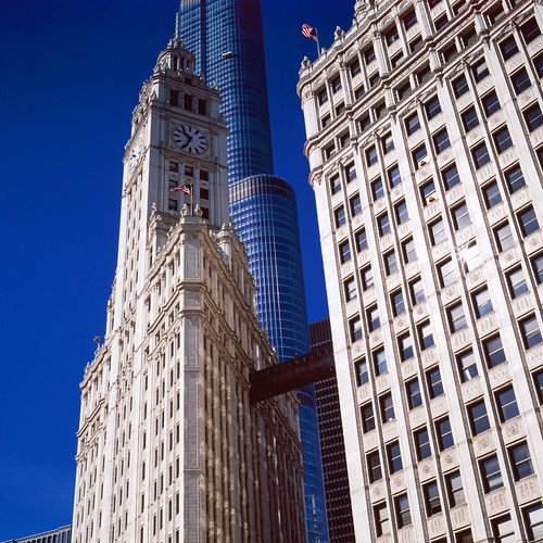 Chicago High Rise Rolleiflex SL66 medium format camera Car… Flickr