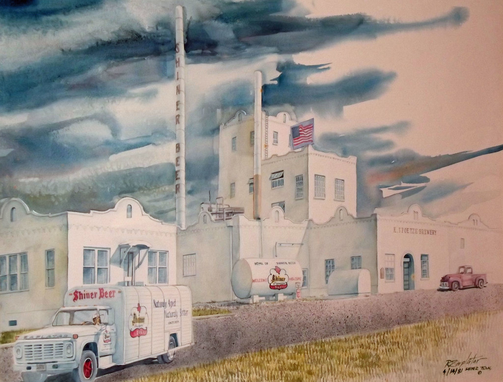 Spoetzl Brewery Watercolor Painting 2 scumdogsteev Flickr