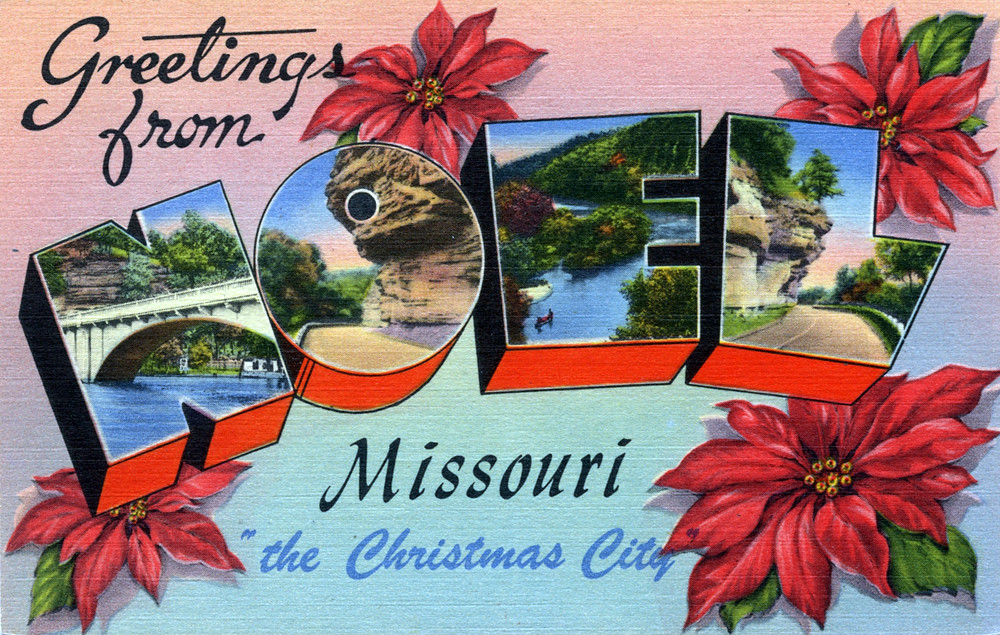 Greetings from Noel, Missouri, "the Christmas City" Larg… Flickr