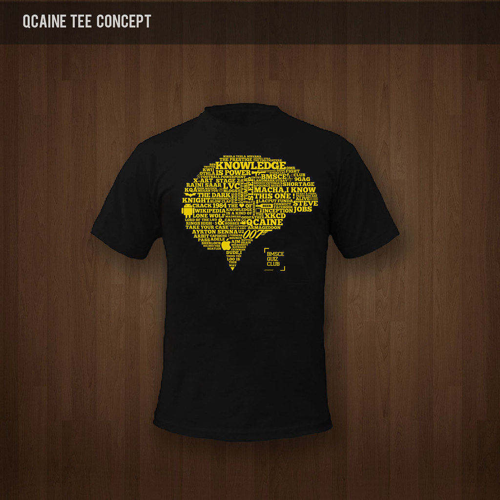 Quiz Club Tshirt mockup Tshirt I made for my college qui… Flickr