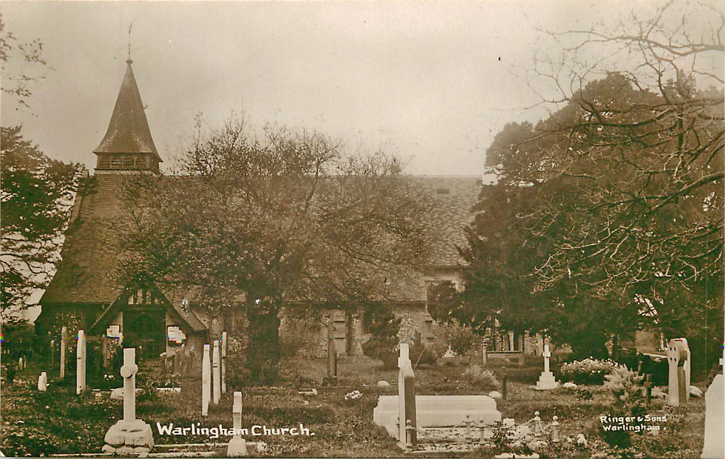 Warlingham Church All Saints From the Stacey postcard co… Flickr