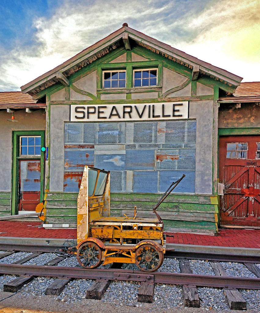 SPEARVILLE Pushcar PUSHCAR RAIL STATION Spearville, Kans… Flickr