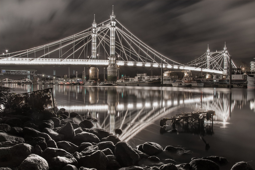 Albert bridge, Chelsea, London D800+senas atsiprasytas kit… Flickr