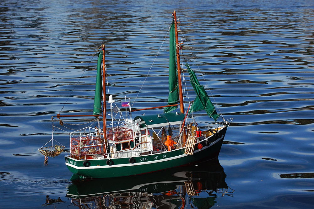 model fisjing trawler Spreckels Lake San Francisco Flickr