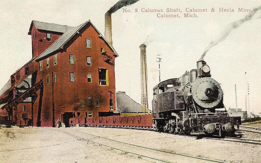 No. 2 Calumet Shaft, Calumet & Hecla Mine, Calumet, Mich. Flickr