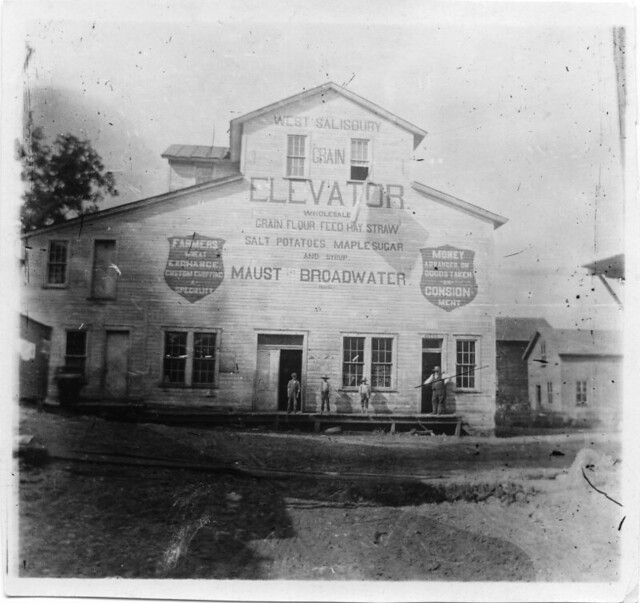 Maust and Broadwater grain elevator in West Salisbury, Pa.… Flickr