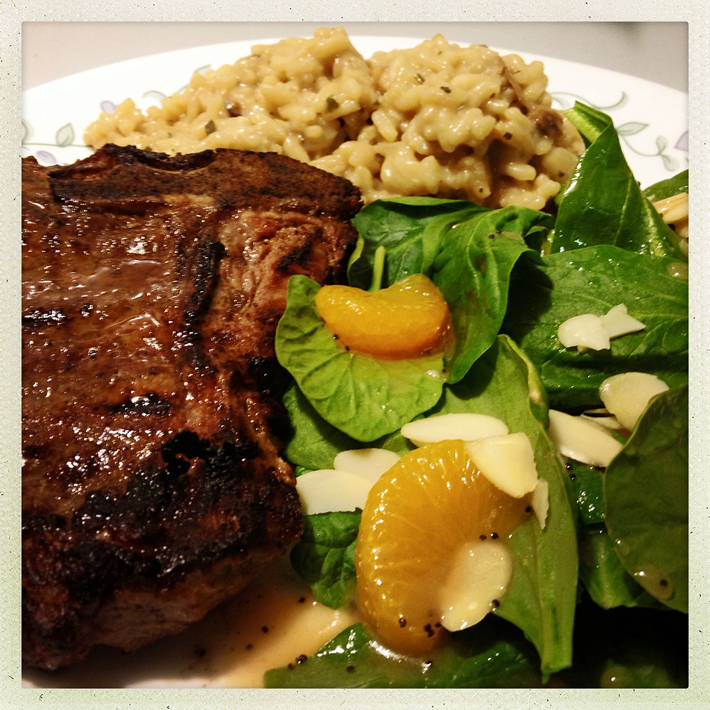 Grilled Veal Loin Chop A perfectly grilled Veal Loin Chop,… Flickr