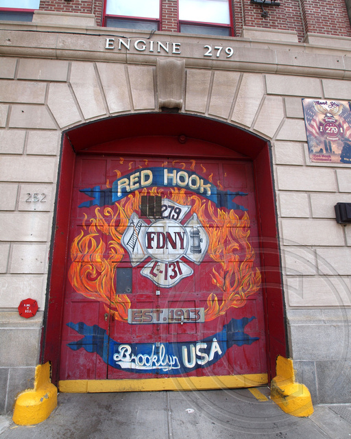 FDNY Firehouse Engine 279 & Ladder 131, Red Hook, Brooklyn, New York