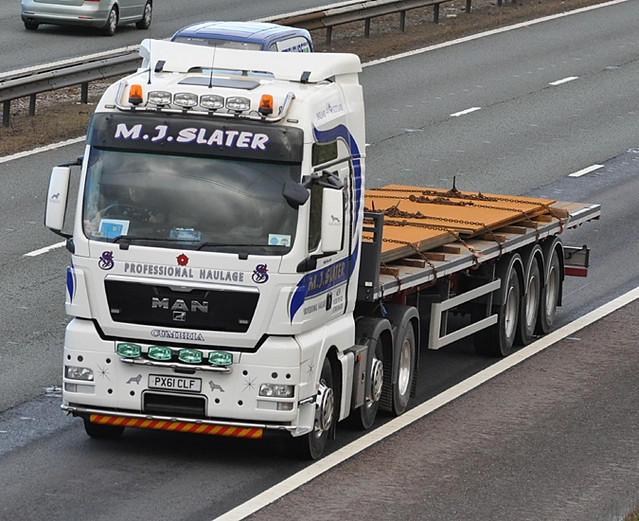 Slater PX61CLF M6 Alsager 06/02/2013 Harry's On The Road Truck