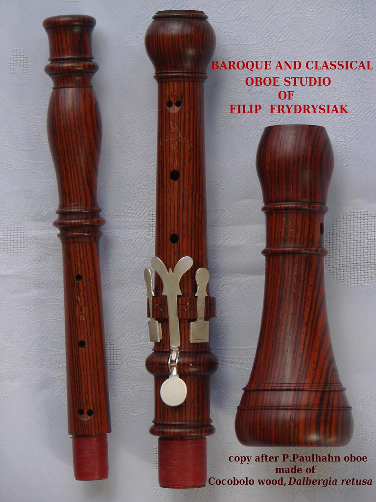 Baroque oboe after P. Paulhahn, made by Filip Frydrysiak Flickr