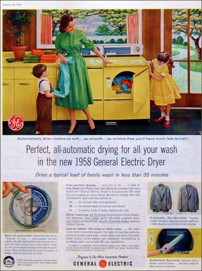 General Electric Dryer 1958 1950sUnlimited Flickr