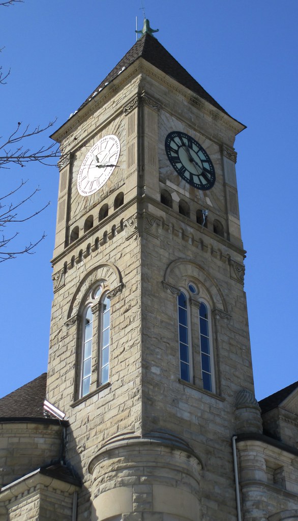 Grundy County Courthouse Tower (Grundy Center, Iowa) Flickr