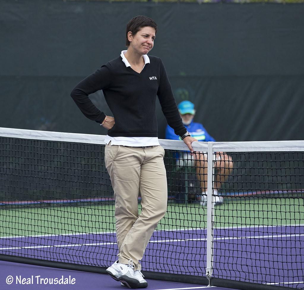 Marija Cicak Chair Umpire Sony Open Sony Open 2013 Crandon… Flickr