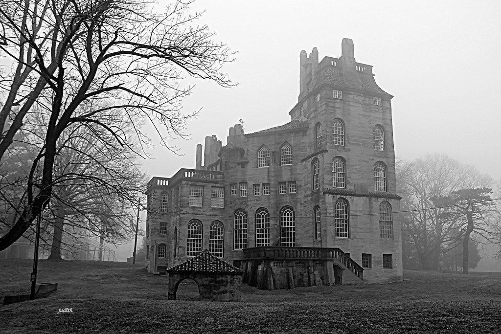 Fonthill in Fog This is the Fonthill Museum...home of the … Flickr