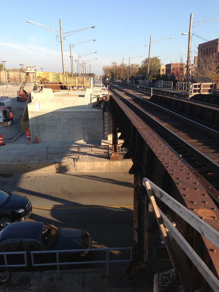 Ravenswood Metra Station Construction Brad Bice Flickr