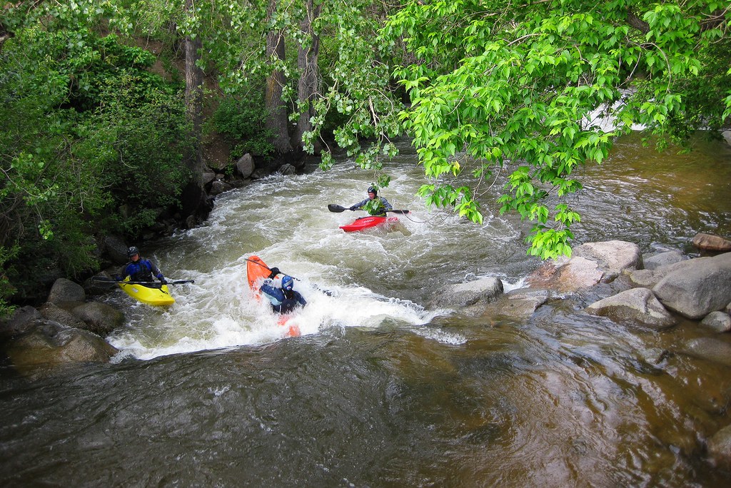 Boulder Creek kayaking Eben C. Fine park, Boulder, CO The … Flickr