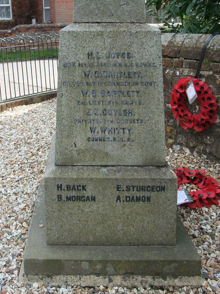 War Memorial, Durweston, Dorset Photo three. Name JOYCE, … Flickr