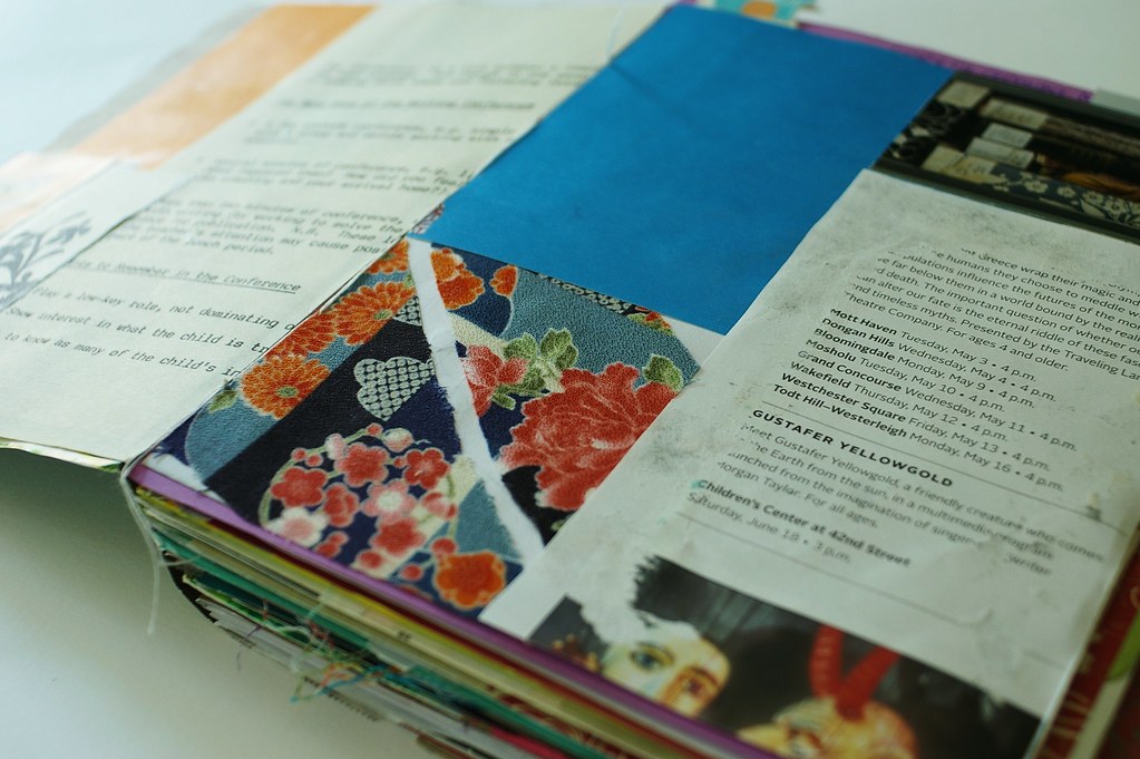 Found/recycled paper journal by paper ampersand Collected … Flickr