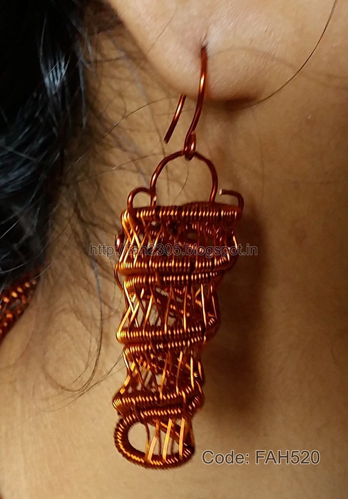 Copper Wire Twisted Cone Jewelry (FAH520) (2) This jewelry… Flickr