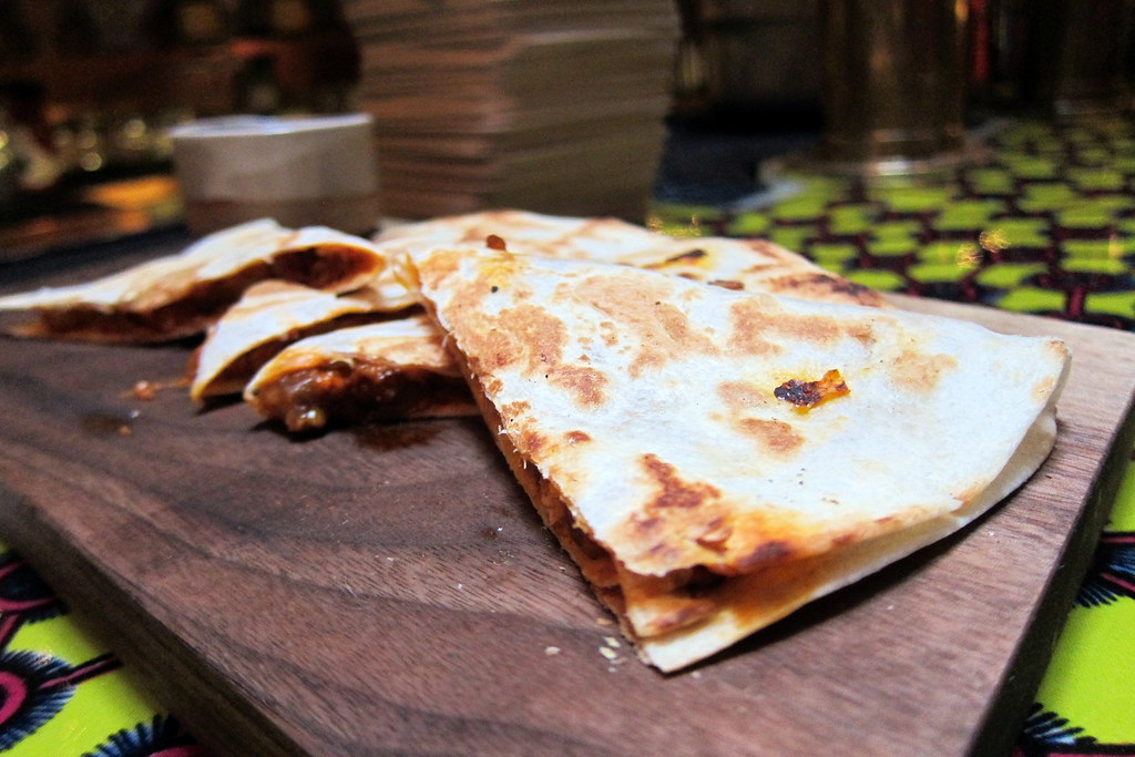 NYC Murray Hill Salvation Taco Al Pastor Quesadilla a photo on