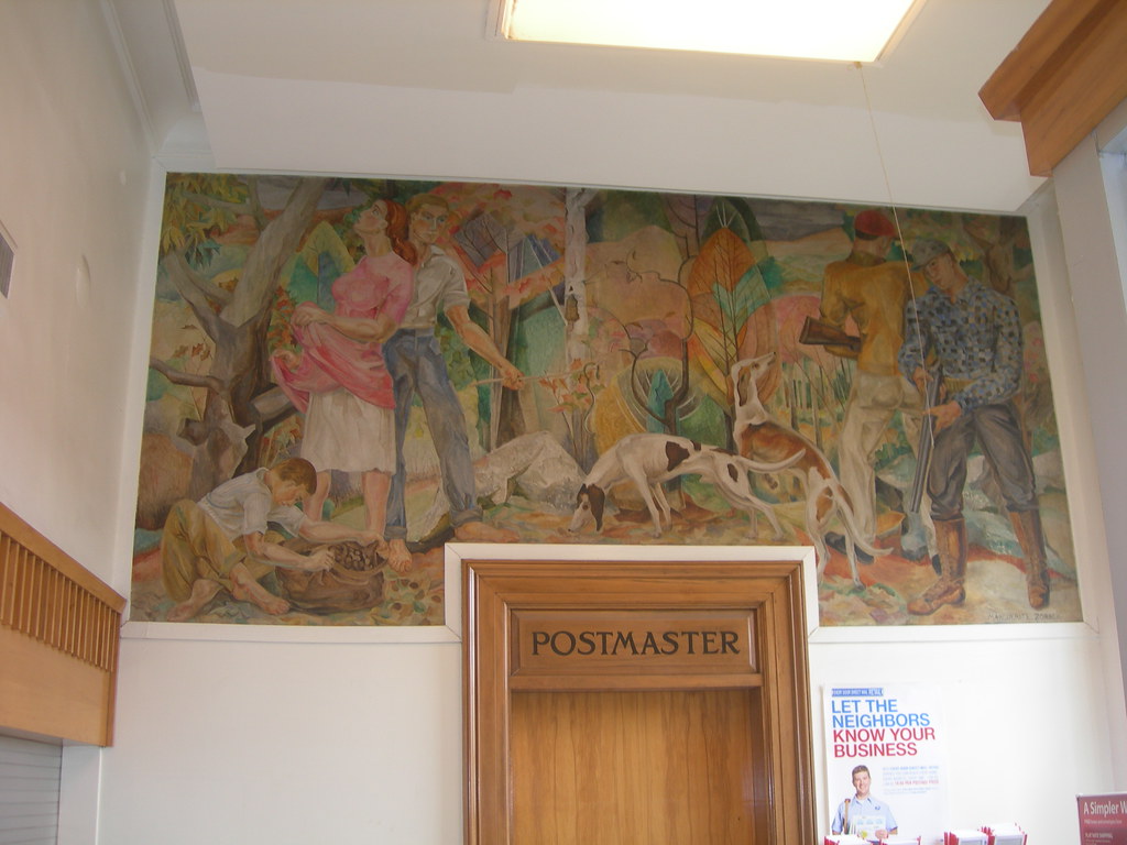 Ripley Tennessee Post Office Mural New Deal mural entitled… Flickr