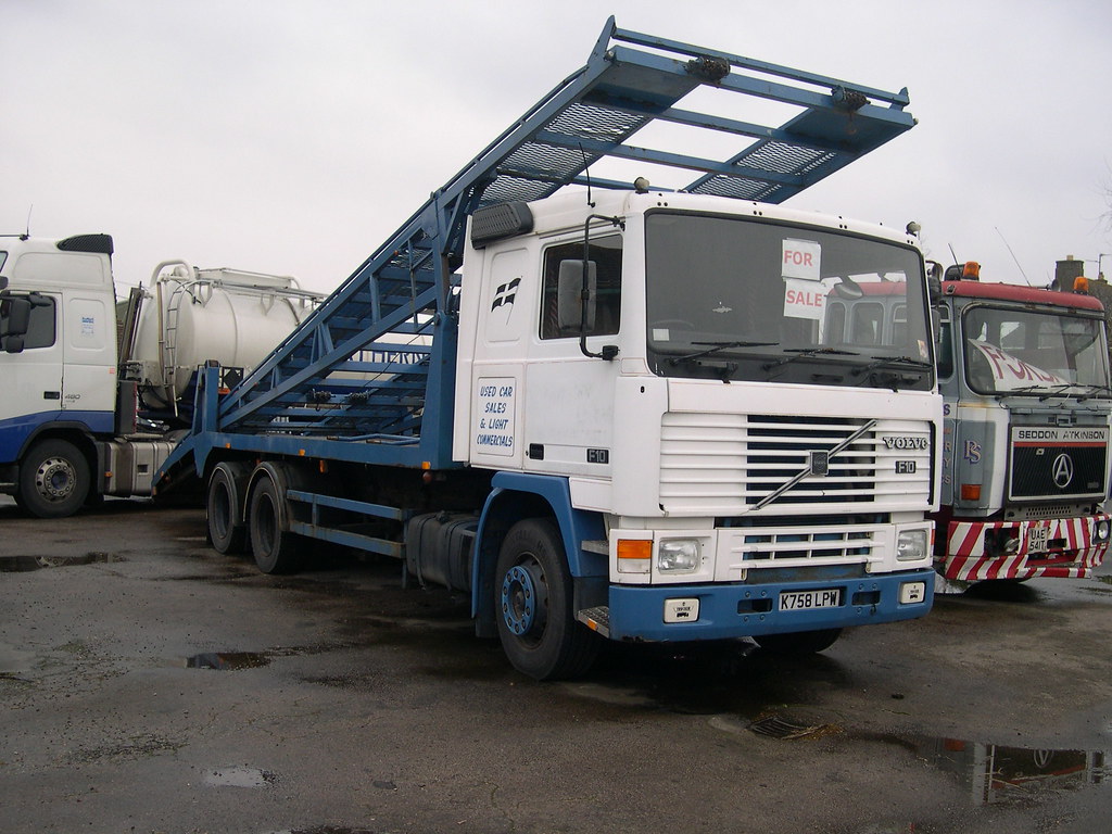1992 Volvo F10 car transporter for sale Guyhirn Feb 2013 Paul Flickr
