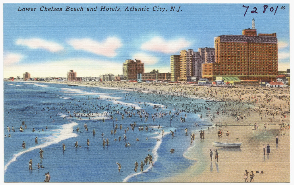 Lower Chelsea Beach and hotels, Atlantic City, N.J. Flickr