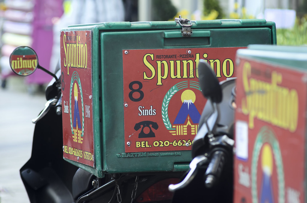 Spuntino x4 A rather famous Pizza delivery service in Amst… Flickr