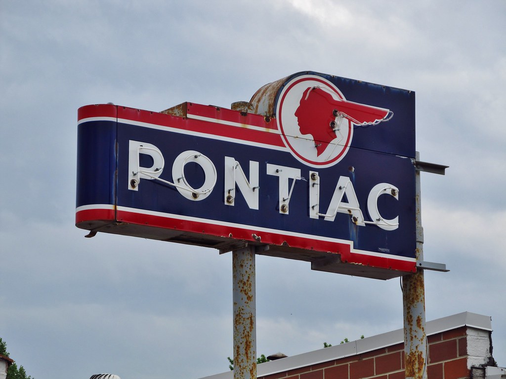 Rockwell City, Iowa Pontiac Neon Sign Jasperdo Flickr