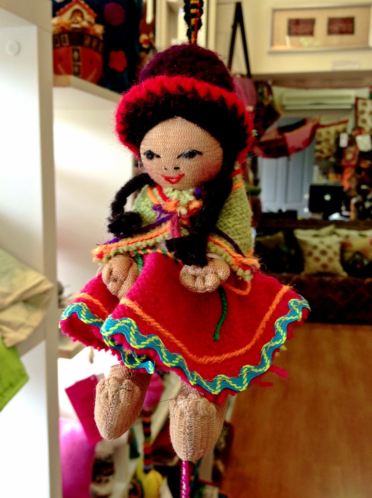 Ethnic Doll Found this doll hanging on a string when I wen… Flickr