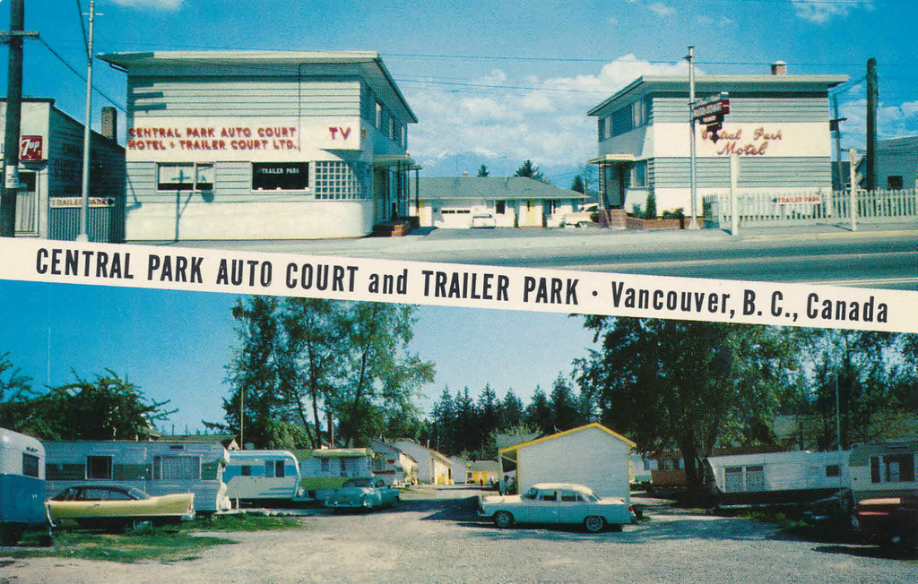 Postcard Central Park Auto Court, c.1960 "Central Park Au… Flickr