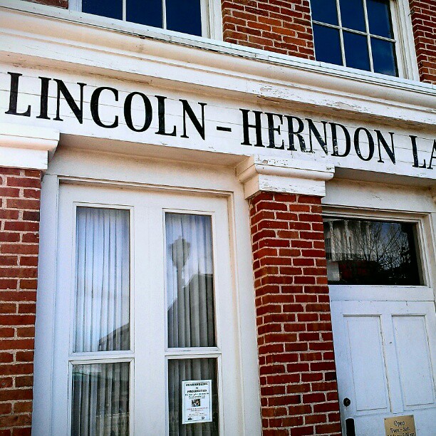 Lincoln's law office in Springfield, Illinois. How cool! Flickr