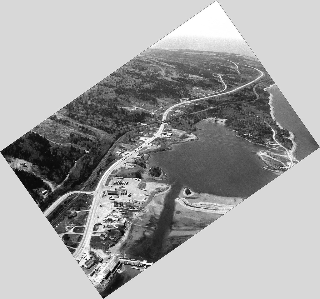 Port Hawkesbury, NS Aerial Shots 1982 Over Aulds Cove
