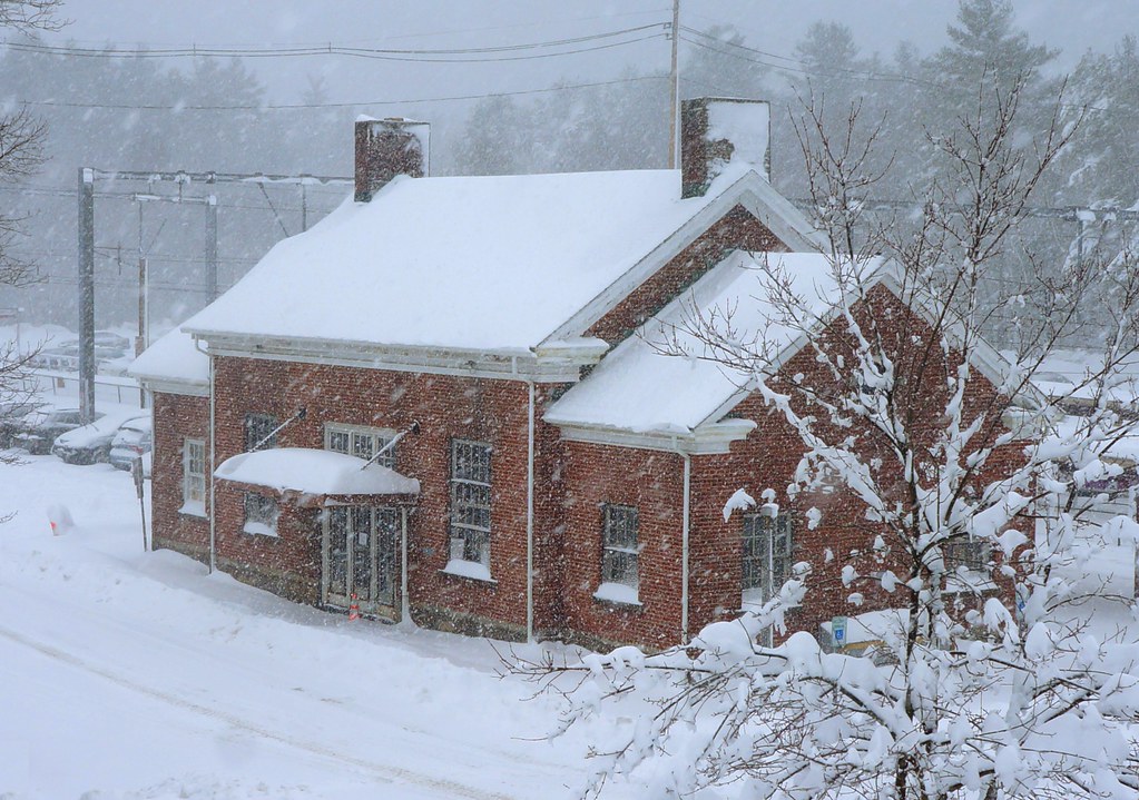 Sharon, MA train station This station was built in 1936 by… Flickr