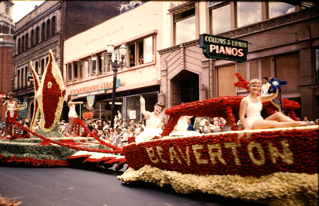 Rose Festival Parade 1959 Portland Oregon Kodachrome Slid… Flickr