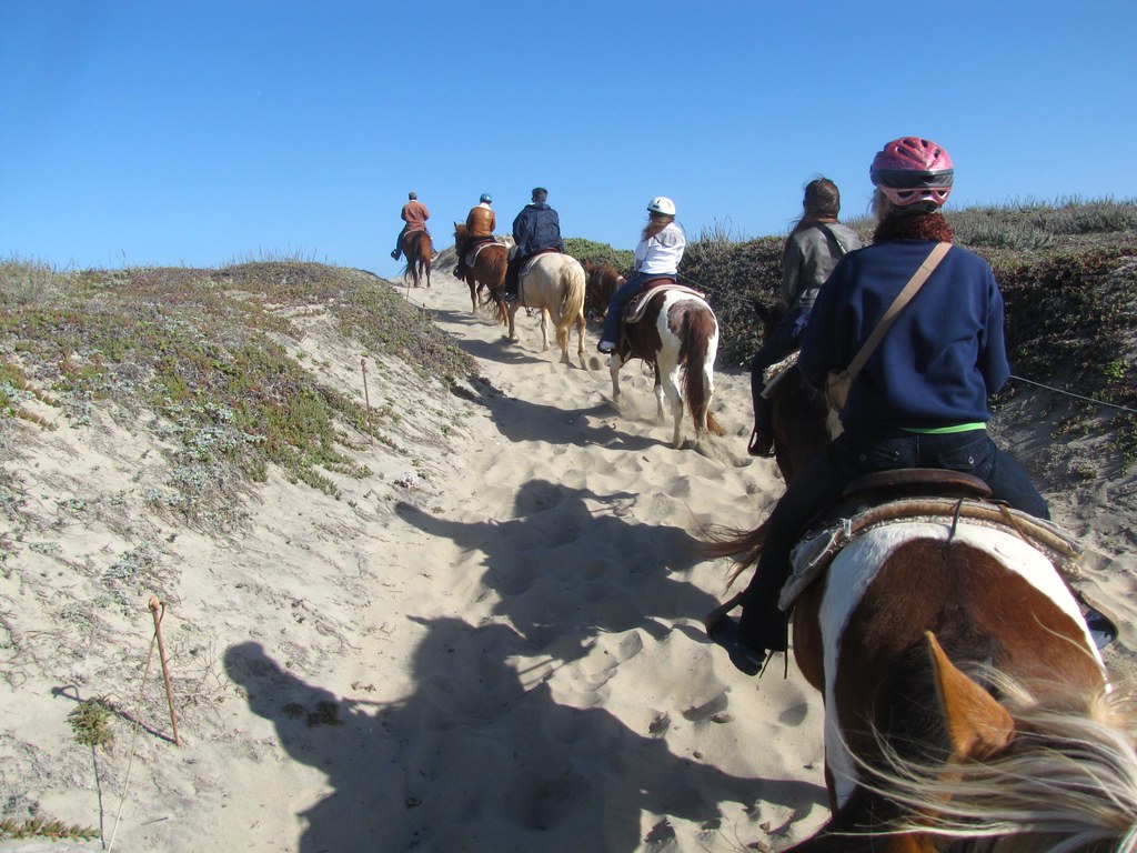 Horseback Riding on Salinas River State Beach Monterey Bay… Flickr