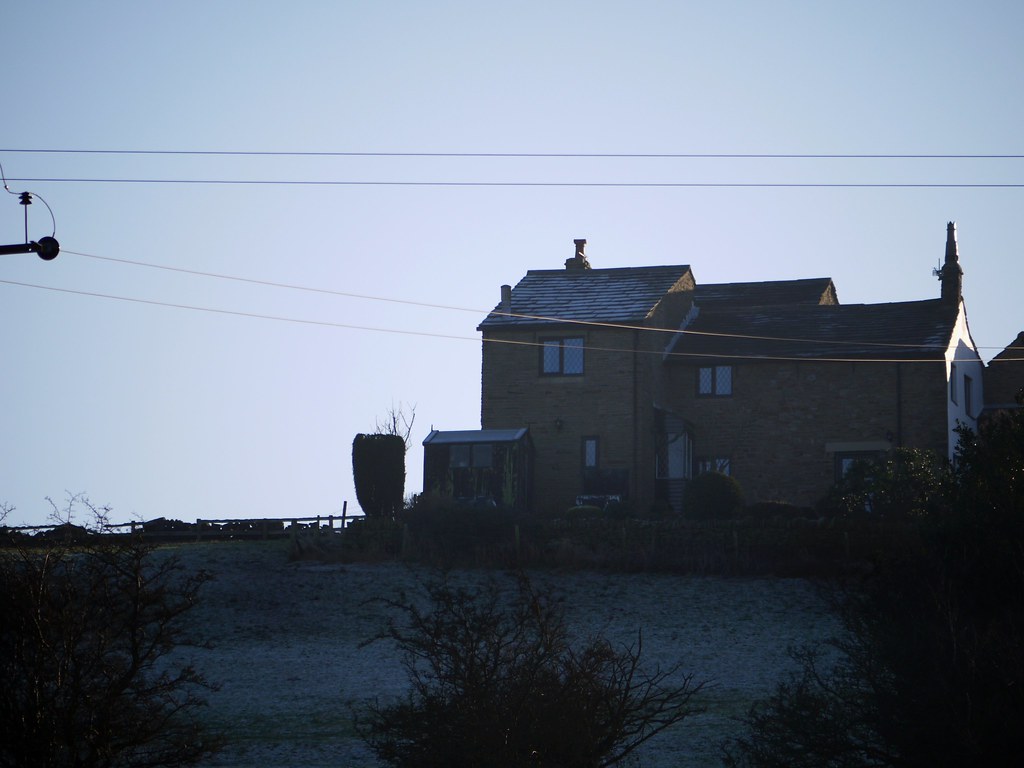 House And Wires Low, Hyde, Cheshire. Smabs Sputzer (1956