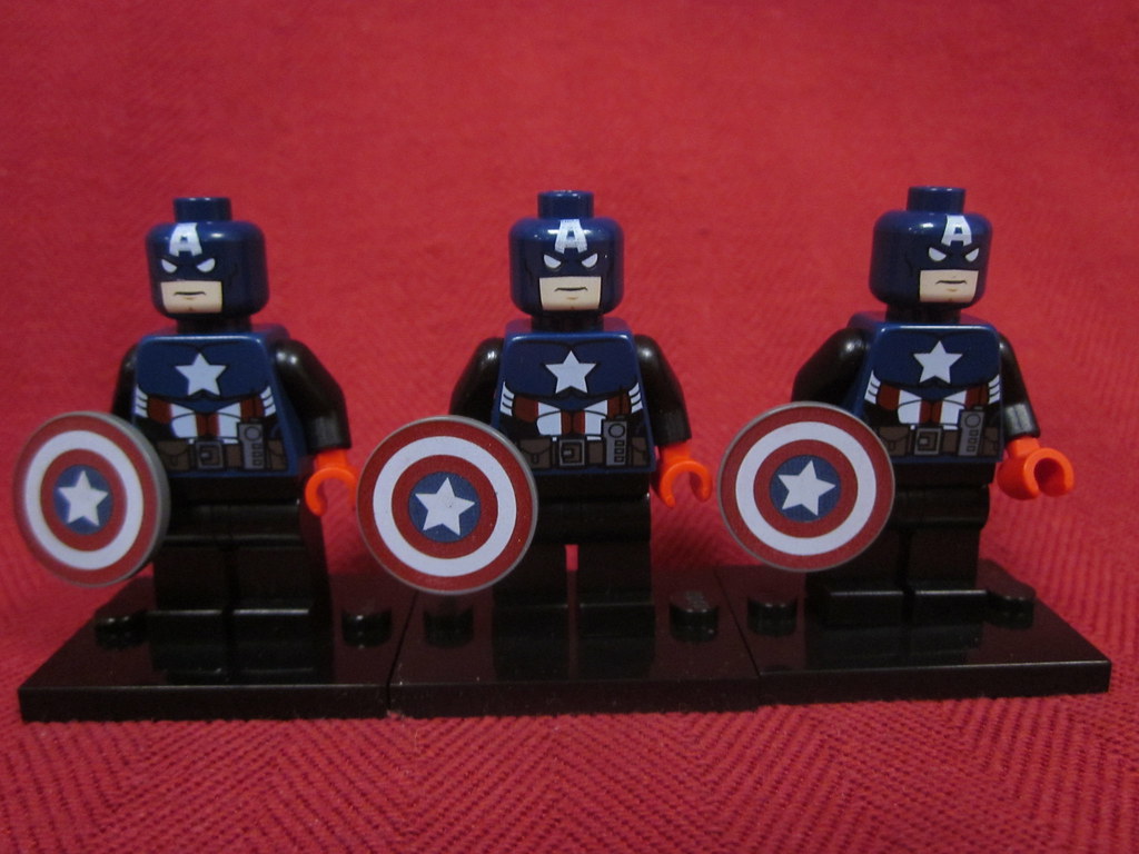 NYTF LEGO Bucky Barnes Captain America Minifigure 1/125 Flickr