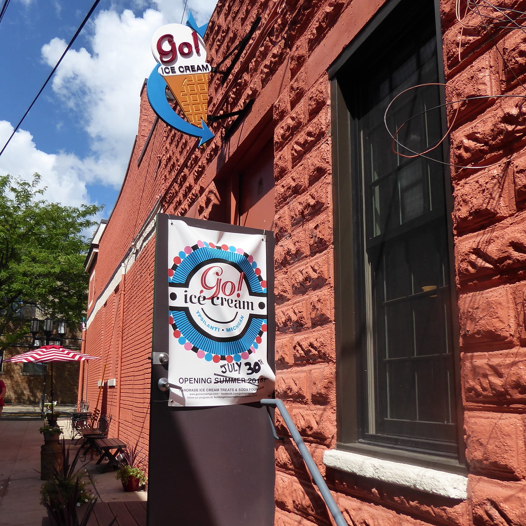 The signs of Ypsilanti Go! Ice Cream. Just opened this sum… Flickr