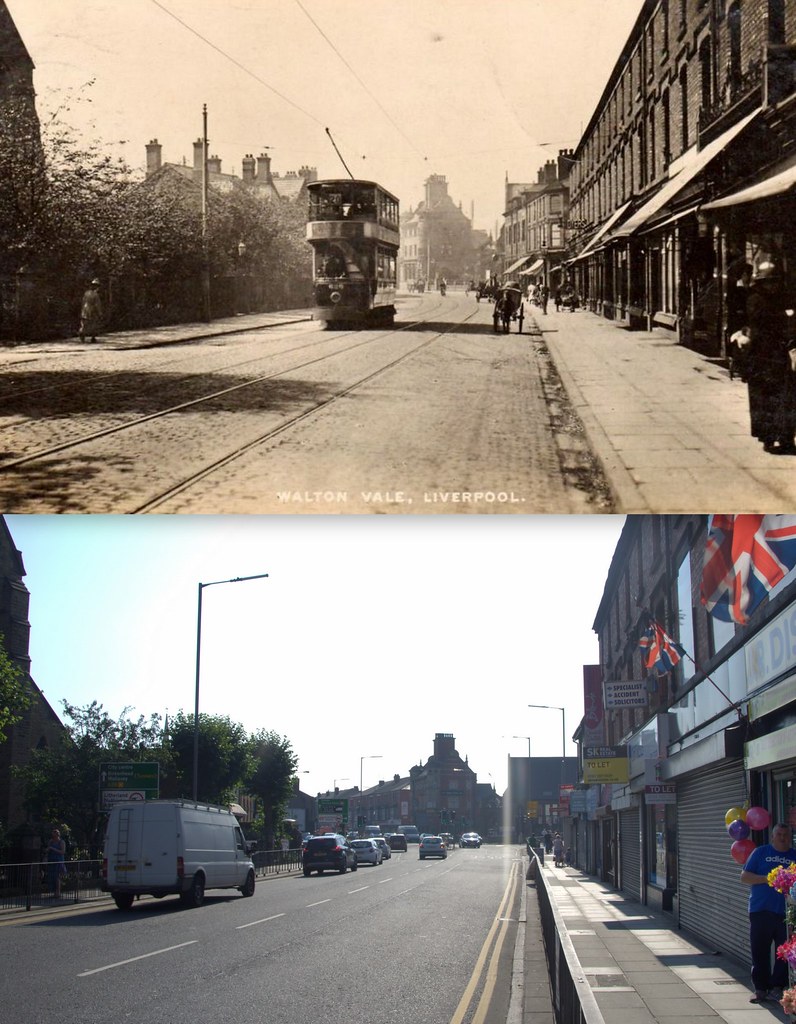 Walton Vale, Walton, 1921 and 2016 All these photos can al… Flickr